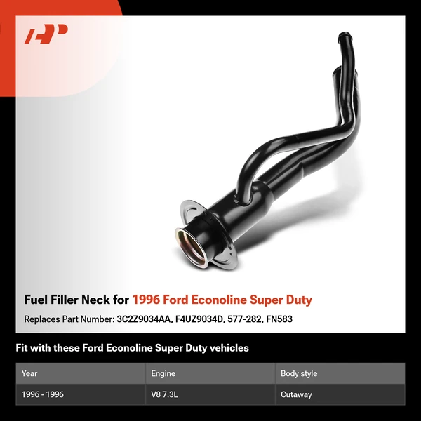 Fuel Filler Neck for 1996 Ford Econoline Super Duty