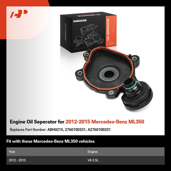 Engine Oil Seperator for 2012-2015 Mercedes-Benz ML350
