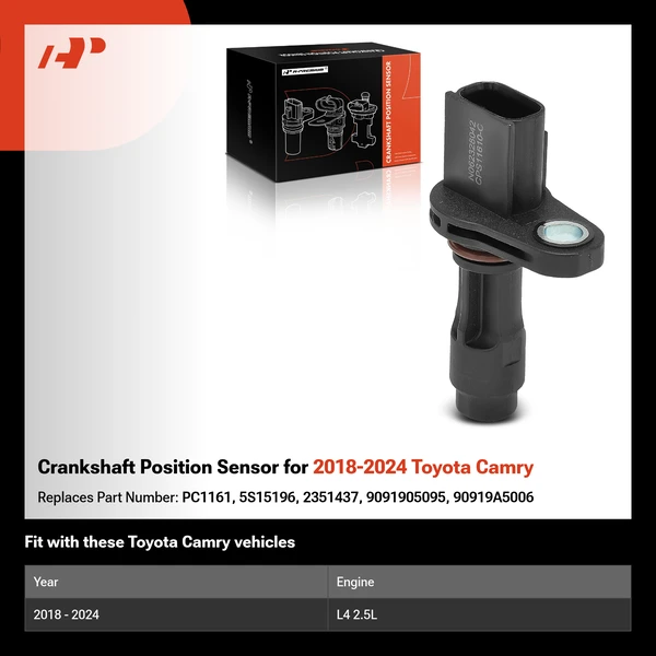 Crankshaft Position Sensor for 2018-2024 Toyota Camry