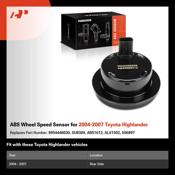 ABS Wheel Speed Sensor for 2004-2007 Toyota Highlander