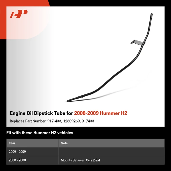 Engine Oil Dipstick Tube for 2008-2009 Hummer H2