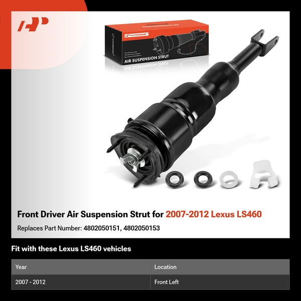 Front Driver Air Suspension Strut for 2007-2012 Lexus LS460