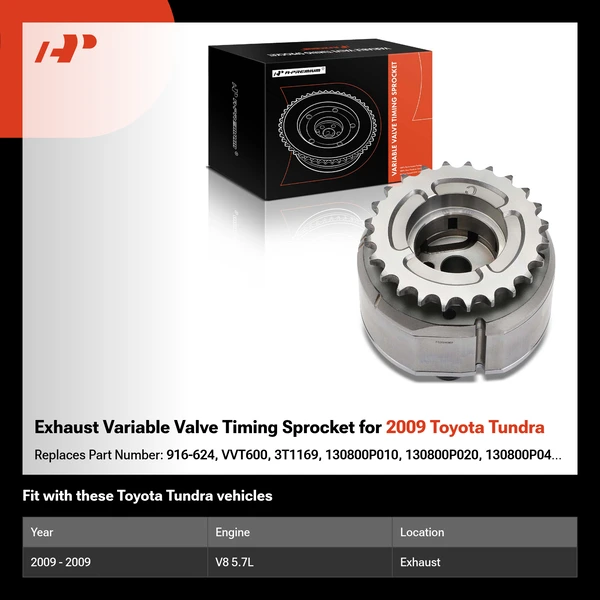 Exhaust Variable Valve Timing Sprocket for 2009 Toyota Tundra
