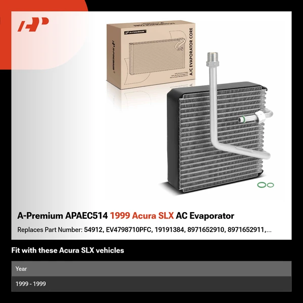 A-Premium APAEC514 1999 Acura SLX AC Evaporator