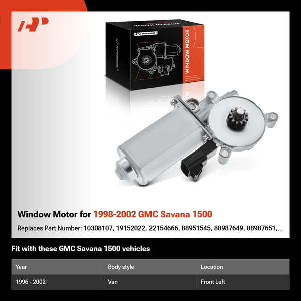 Window Motor for 1998-2002 GMC Savana 1500