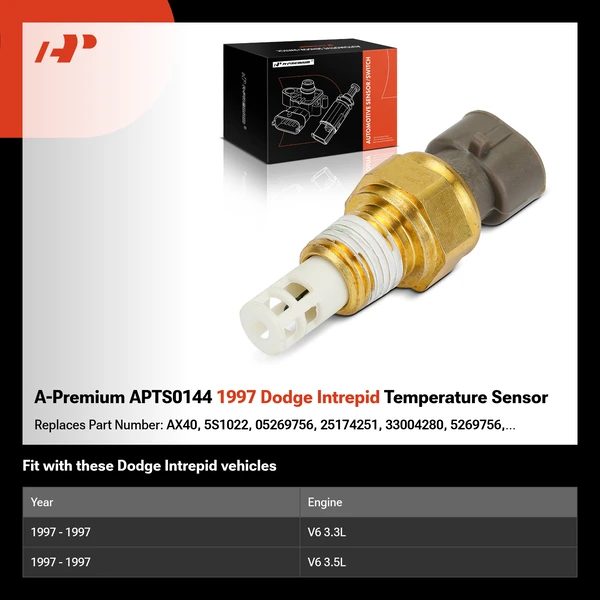 A-Premium APTS0144 1997 Dodge Intrepid Temperature Sensor