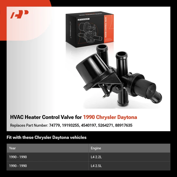 HVAC Heater Control Valve for 1990 Chrysler Daytona