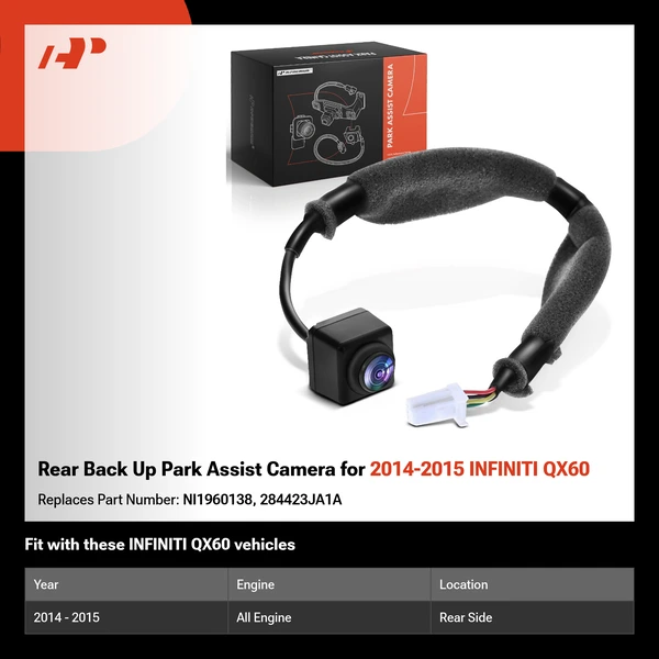 Rear Back Up Park Assist Camera for 2014-2015 INFINITI QX60