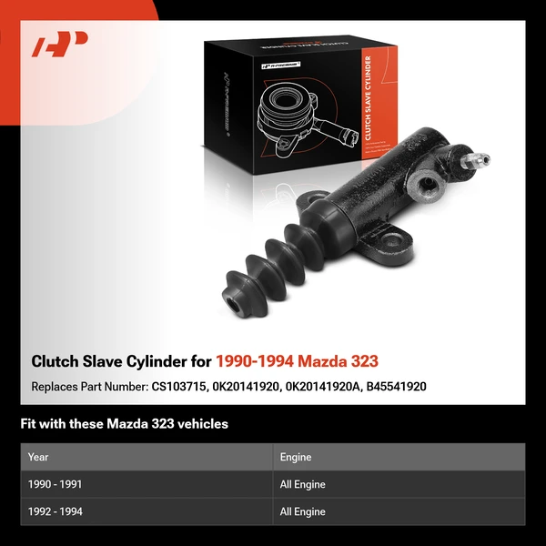 Clutch Slave Cylinder for 1990-1994 Mazda 323