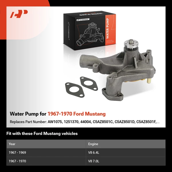 Water Pump for 1967-1970 Ford Mustang