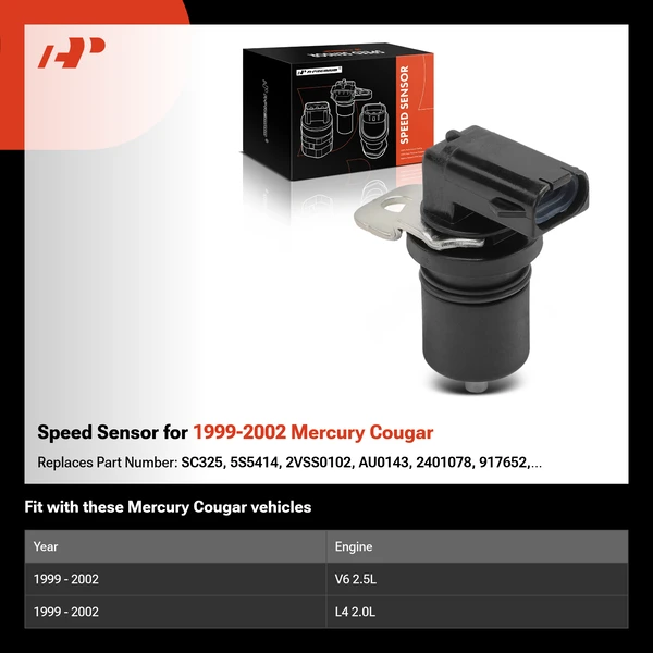 Speed Sensor for 1999-2002 Mercury Cougar