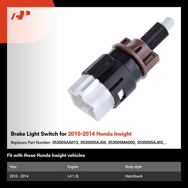 Brake Light Switch for 2010-2014 Honda Insight