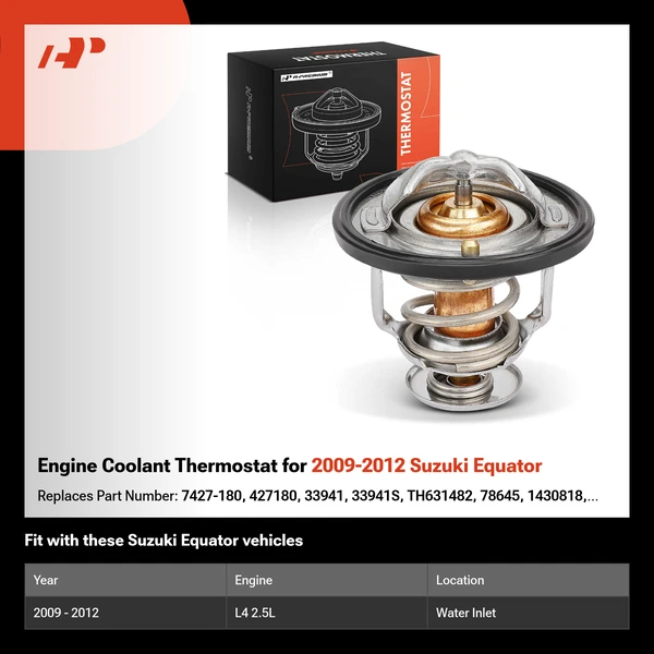 Engine Coolant Thermostat for 2009-2012 Suzuki Equator