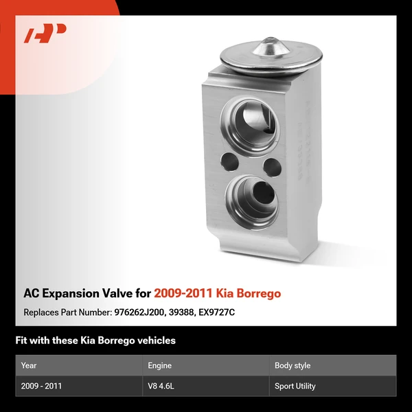 AC Expansion Valve for 2009-2011 Kia Borrego