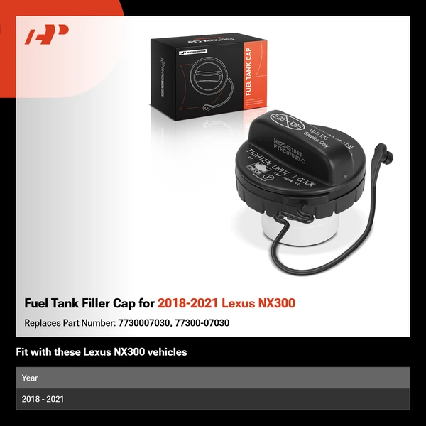 Fuel Tank Filler Cap for 2018-2021 Lexus NX300