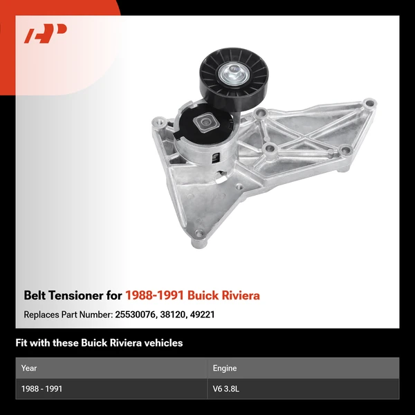 Belt Tensioner for 1988-1991 Buick Riviera