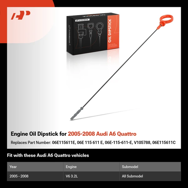 Engine Oil Dipstick for 2005-2008 Audi A6 Quattro