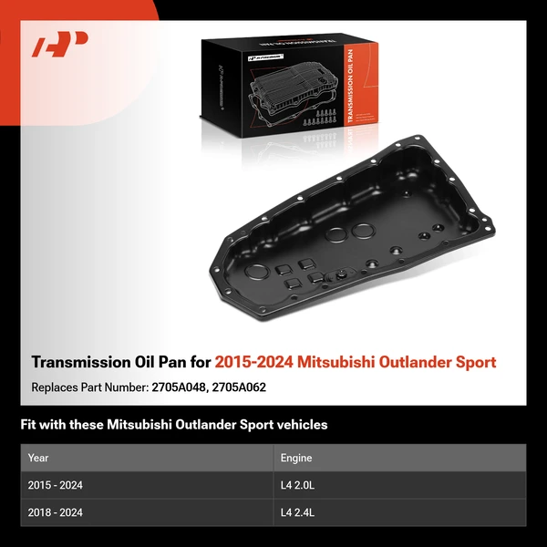 Transmission Oil Pan for 2015-2024 Mitsubishi Outlander Sport