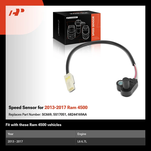 Speed Sensor for 2013-2017 Ram 4500