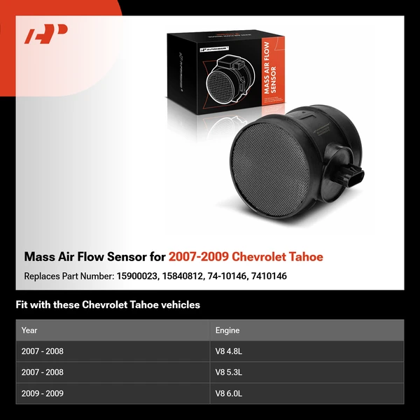 Mass Air Flow Sensor for 2007-2009 Chevrolet Tahoe