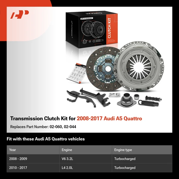 Transmission Clutch Kit for 2008-2017 Audi A5 Quattro