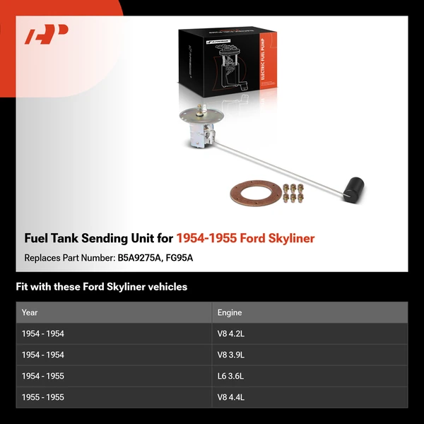 Fuel Tank Sending Unit for 1954-1955 Ford Skyliner