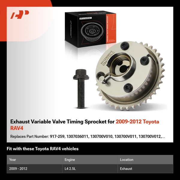 Exhaust Variable Valve Timing Sprocket for 2009-2012 Toyota RAV4