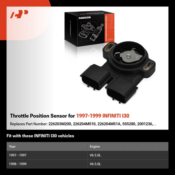 Throttle Position Sensor for 1997-1999 INFINITI I30