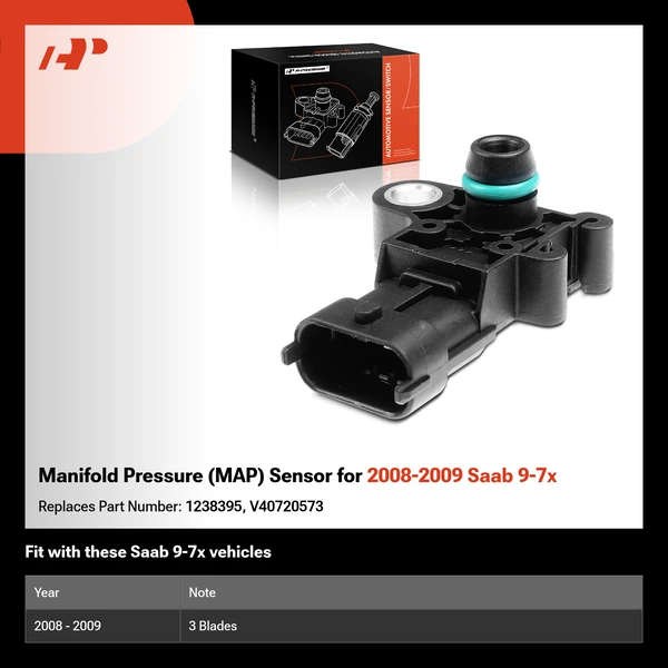 Manifold Pressure (MAP) Sensor for 2008-2009 Saab 9-7x