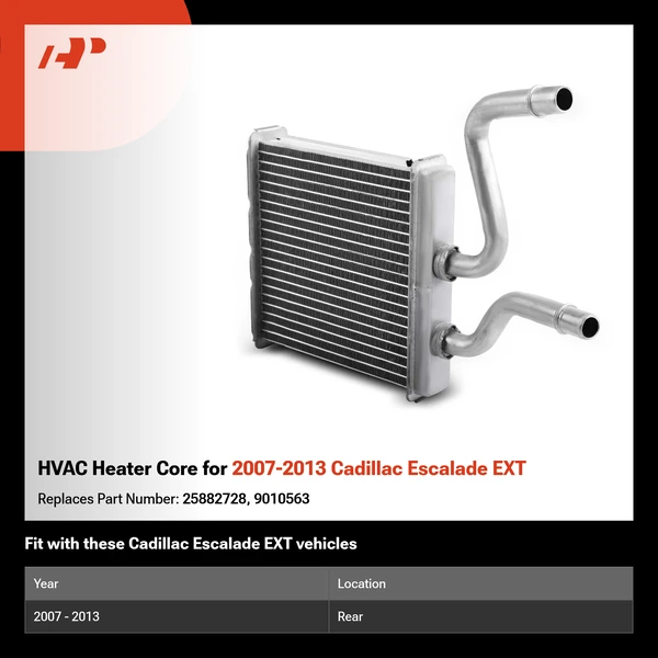 HVAC Heater Core for 2007-2013 Cadillac Escalade EXT