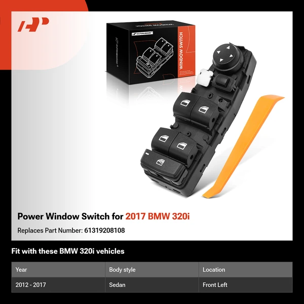 Power Window Switch for 2017 BMW 320i