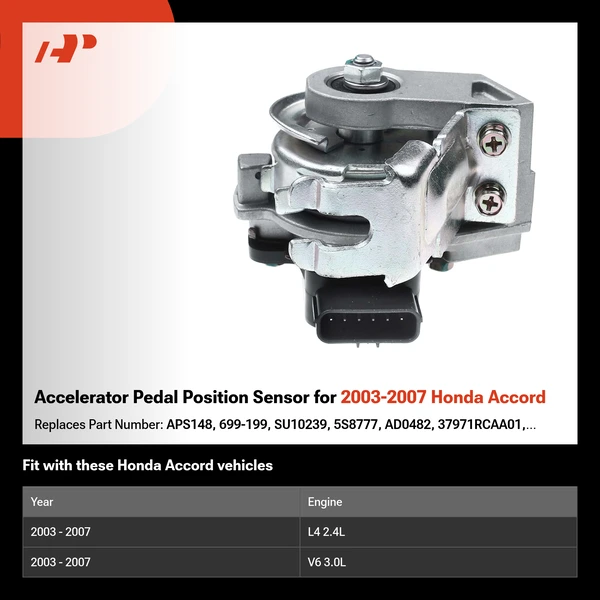 Accelerator Pedal Position Sensor for 2003-2007 Honda Accord