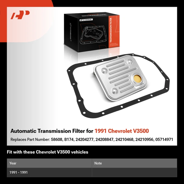 Automatic Transmission Filter for 1991 Chevrolet V3500