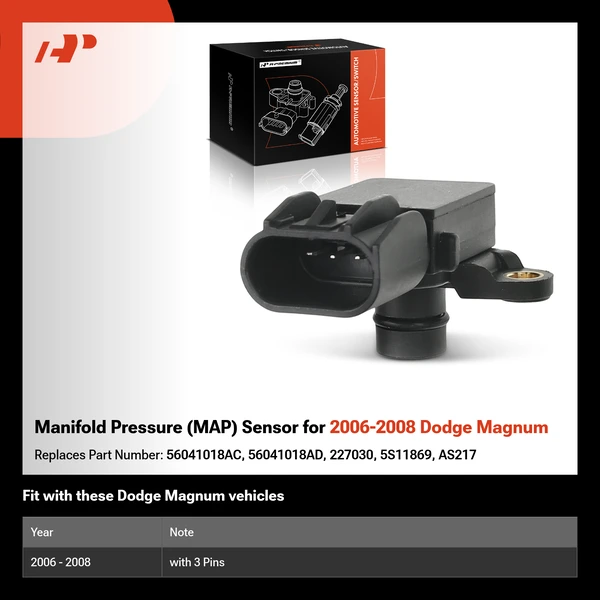 Manifold Pressure (MAP) Sensor for 2006-2008 Dodge Magnum
