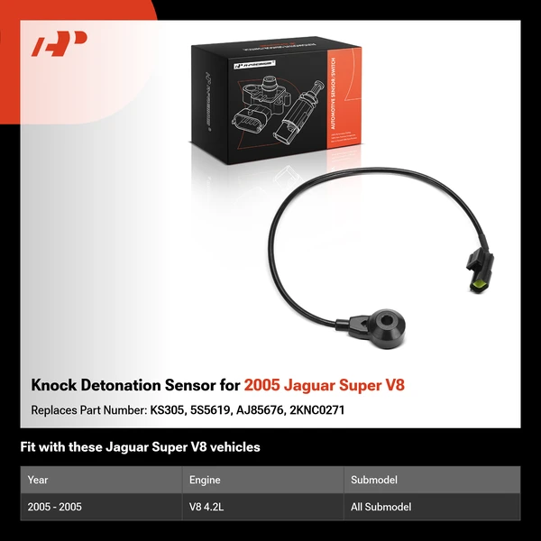 Knock Detonation Sensor for 2005 Jaguar Super V8