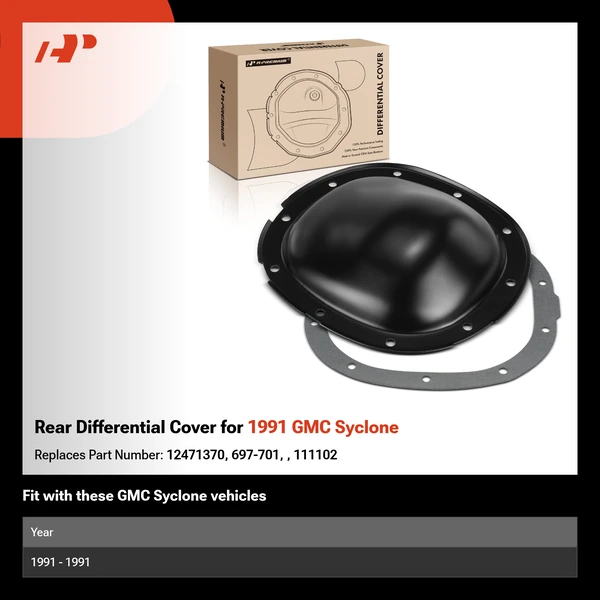Rear Differential Cover for 1991 GMC Syclone