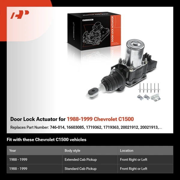 Door Lock Actuator for 1988-1999 Chevrolet C1500