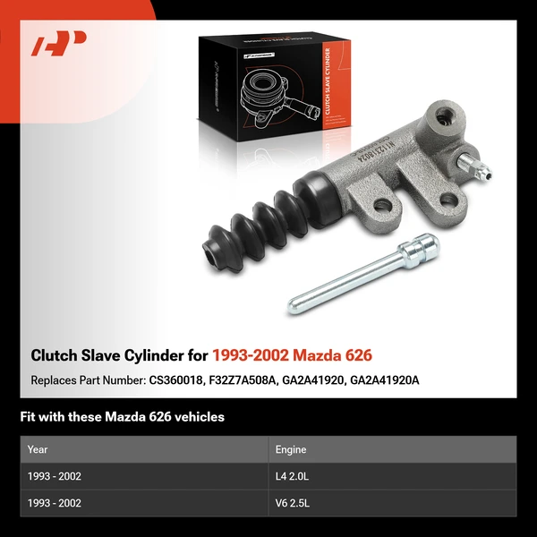Clutch Slave Cylinder for 1993-2002 Mazda 626