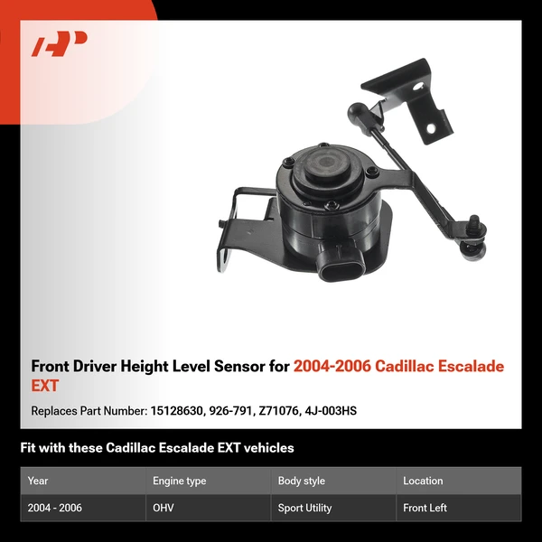 Front Driver Height Level Sensor for 2004-2006 Cadillac Escalade EXT