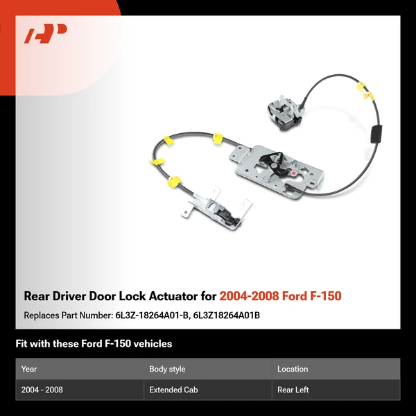 Rear Driver Door Lock Actuator for 2004-2008 Ford F-150