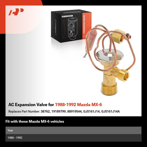 AC Expansion Valve for 1988-1992 Mazda MX-6