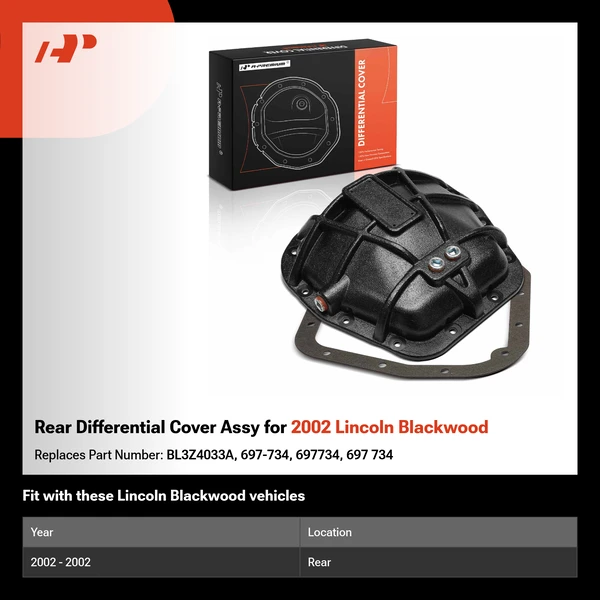 Rear Differential Cover Assy for 2002 Lincoln Blackwood