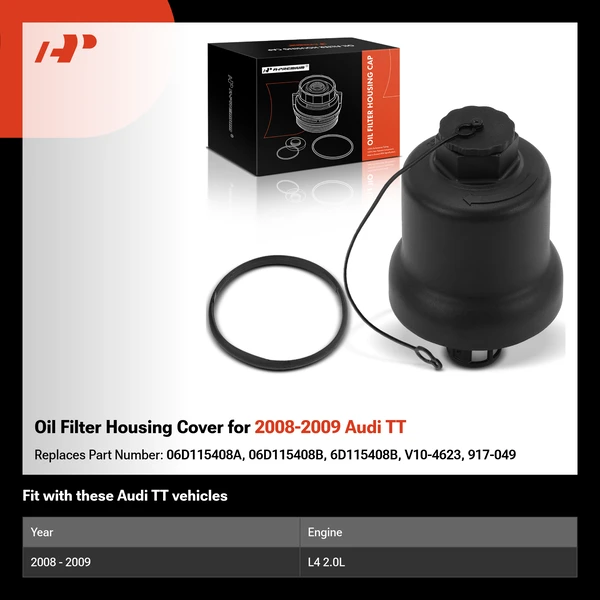 Oil Filter Housing Cover for 2008-2009 Audi TT