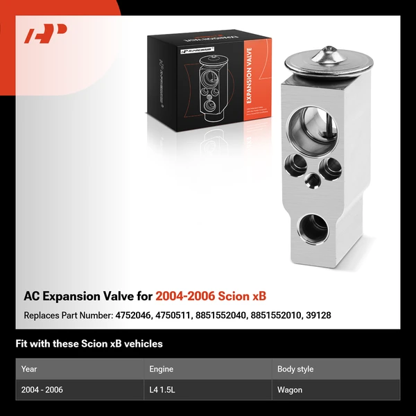 AC Expansion Valve for 2004-2006 Scion xB