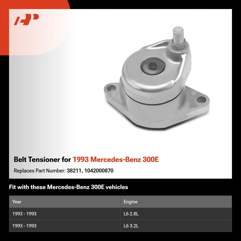 Belt Tensioner for 1993 Mercedes-Benz 300E