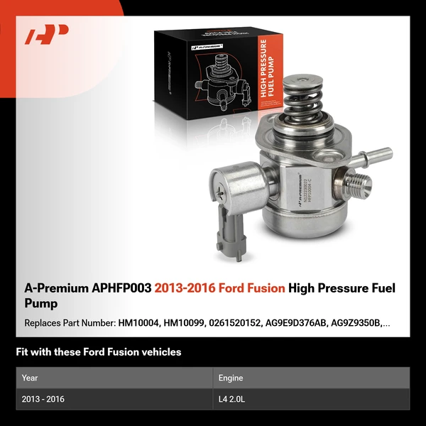 A-Premium APHFP003 2013-2016 Ford Fusion High Pressure Fuel Pump