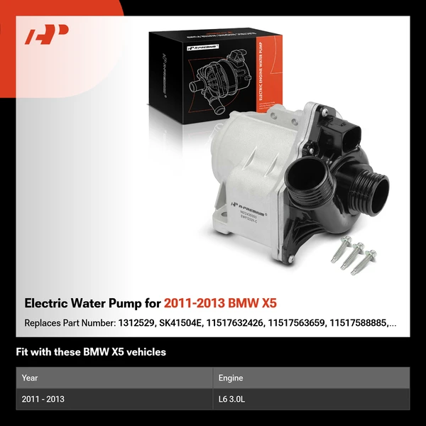 Electric Water Pump for 2011-2013 BMW X5
