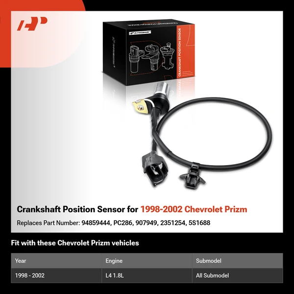Crankshaft Position Sensor for 1998-2002 Chevrolet Prizm