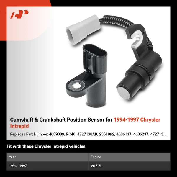 Camshaft & Crankshaft Position Sensor for 1994-1997 Chrysler Intrepid