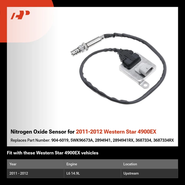 Nitrogen Oxide Sensor for 2011-2012 Western Star 4900EX
